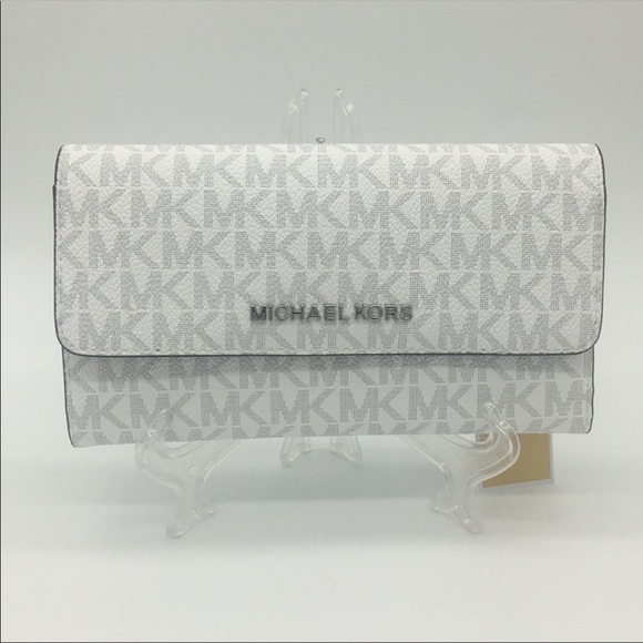 MICHAEL KORS JET SET TRAVEL Lg TRIFOLD WALLET - Picture 6 of 9